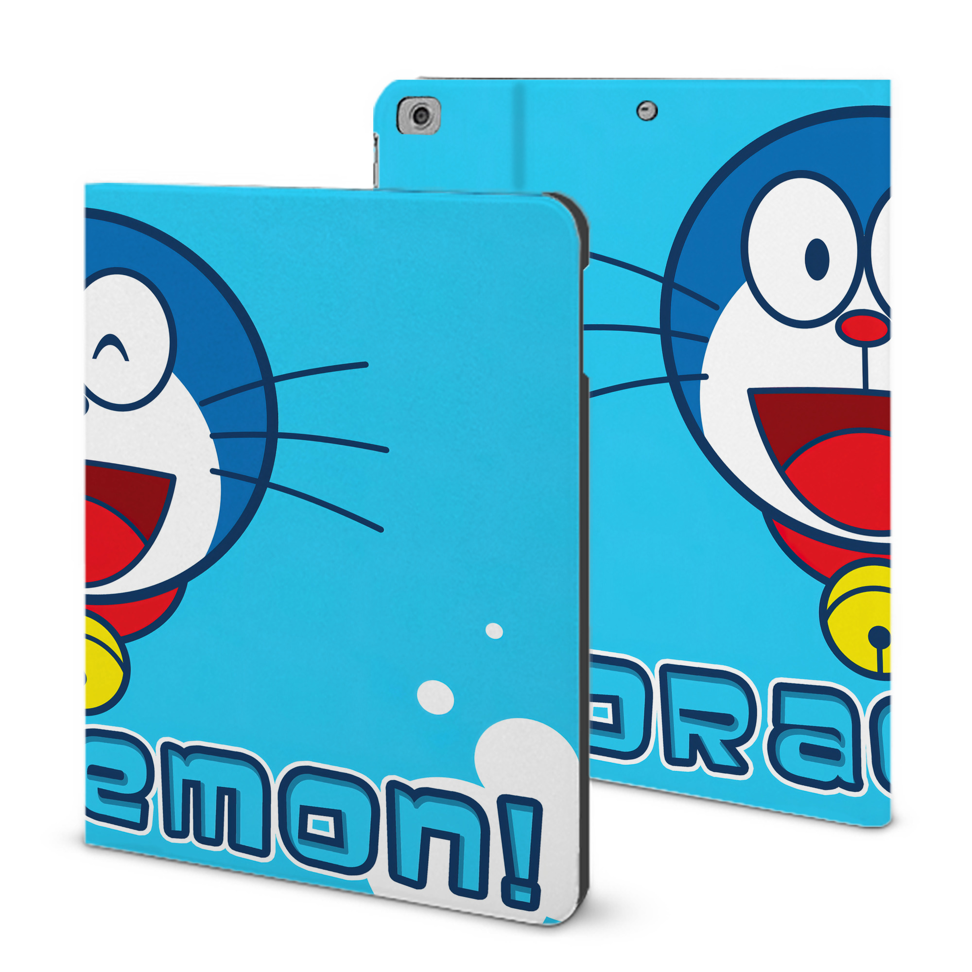 （画像用） ドラえもん Doraemon IPad ケース ブック型 PUレザー TPU 耐衝撃 軽量 薄型 ペン収納なし 全面保護 IPad 各モデル対応